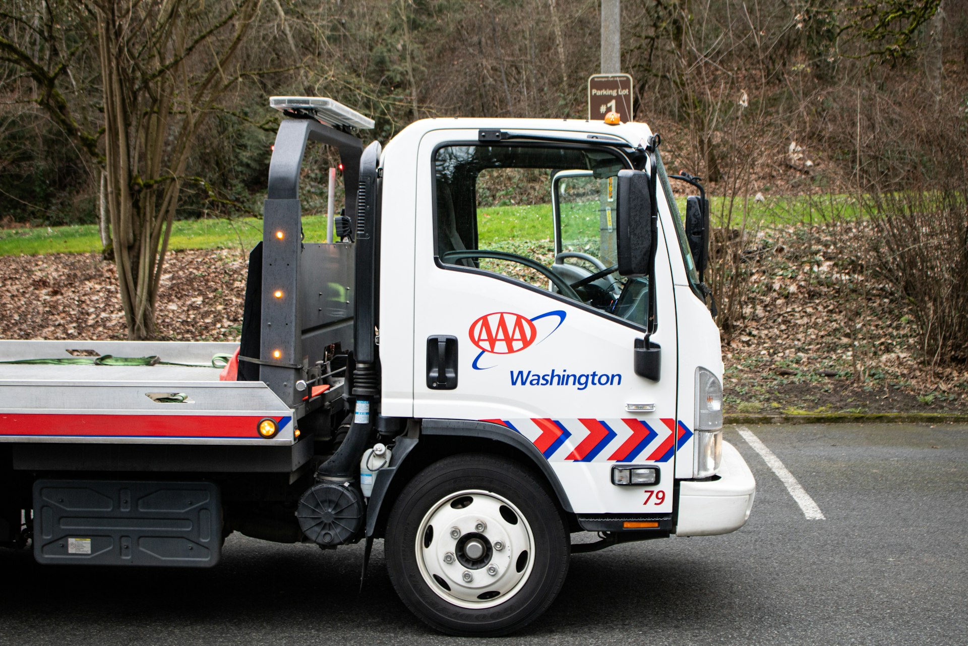 Roadside ATL tow truck ready for service